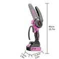 thumbnail image 3 of Mini electric saw Wireless, lightweight, portable, handheld electric tree cutter with splash guard, safety lock, rechargeable battery, and safety trimmer for quickly cutting branches and yard work., 3 of 5