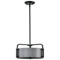 thumbnail image 3 of Nuvo Lighting Altos 3 Light Small Pendant - Gray and Matte Black Finish, 3 of 12