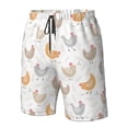 thumbnail image 5 of Naloa Funny Chicken Men's Beach Shorts, Surfing shorts, Swim trunks, Quick Dry Swim Trunks for Surfing Beach Fun -, 5 of 9
