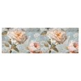 thumbnail image 6 of Yayeee Kitchen Valance Rod Pocket 54" x 18" Living Room Window Curtain, Whimsical Rose, 6 of 6