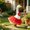 Red, variant on Orangide Goose Skirt Set 23 Inch Puffy Porch Goose Skirt Garden Decorative Cover for Outdoor Lawn Yard Statue Holiday Fall Decor
