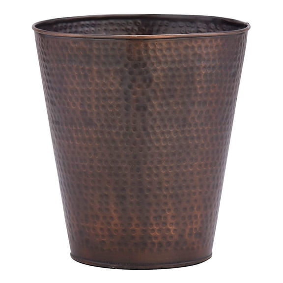 ZRuEzyX Ranch Copper Waste Basket