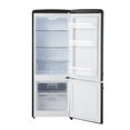thumbnail image 4 of iio 7 cu. ft. Retro Refrigerator with Bottom Freezer, Midnight Black, 4 of 11