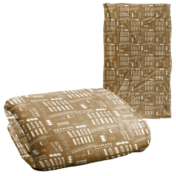 Batman Utility Belt Pattern Silky Touch Super Soft Throw Blanket 36" x 58"