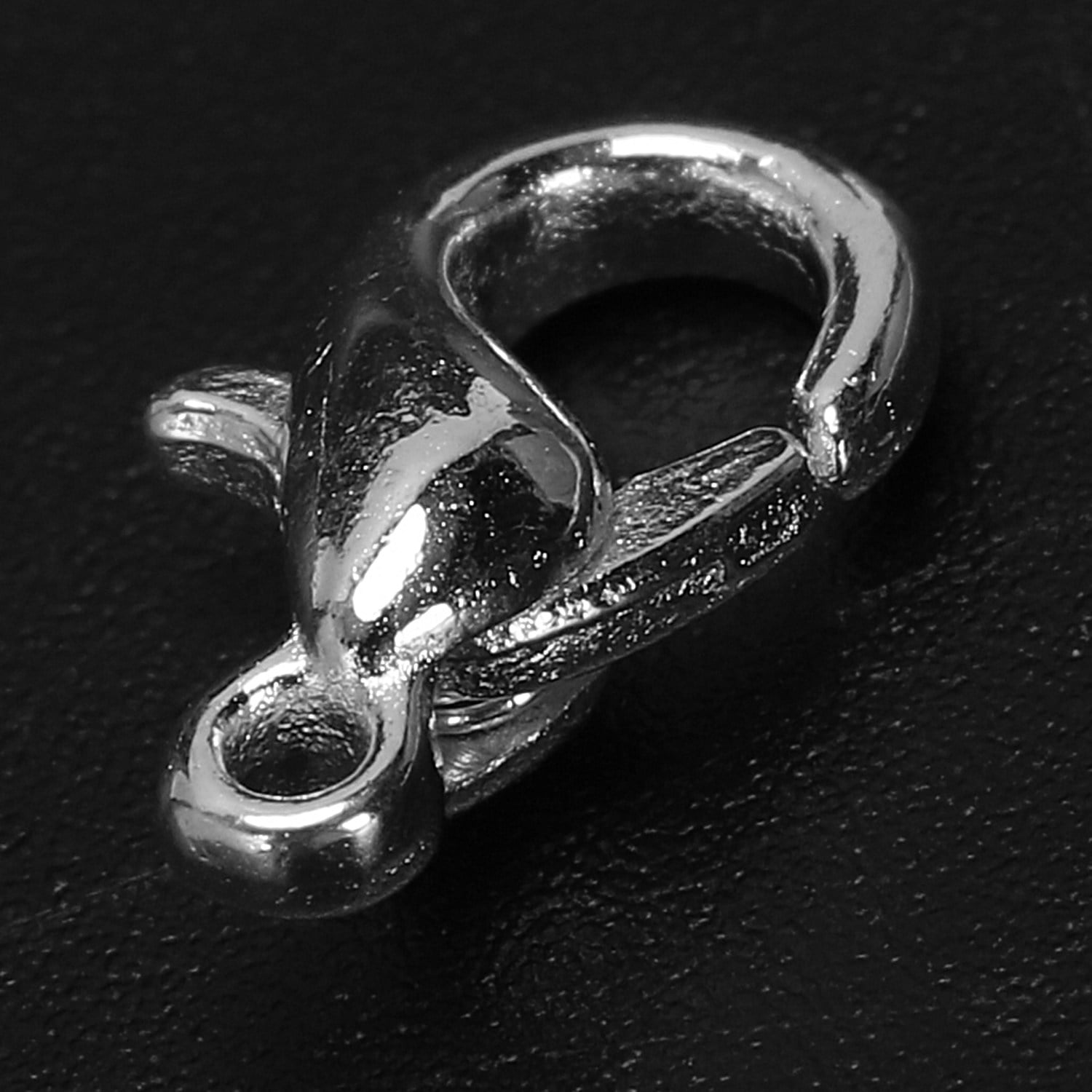 Silver Plated Lobster Clasps 10x6mm