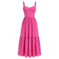 thumbnail image 3 of WILLBEST Vestido Largo Casual Vestidos Casuales Para Mujer Vestido Fluido De Verano Para Salidas De Primavera Elegante Estampado Floral Ideal Para Parques Y Picnics Cómodo Y Versátil, 3 of 3
