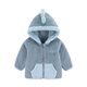 thumbnail image 1 of Abrigo De Invierno Para Niños Pequeños, Chaquetas Para Niños Y Niñas, Ropa De Otoño Para Bebés, Chaqueta Cálida Con Capucha, Ropa Para Niños, Top De Felpa Azul Odeerbi LM103-7633, 1 of 4