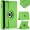 Green, variant on For iPad Mini 4/Mini 5 360 ° Rotating Folio Leather Stand Holder Smart Case Cover