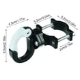 thumbnail image 4 of Sonducket Gancho doble colgante de aleación para MAX G30 Mijia M365 /Pro, colgador de garra para patinete eléctrico, gancho para Bicicletas eléctricas Negro C, 4 of 6