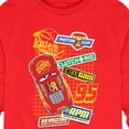 thumbnail image 3 of Disney's Cars - McQueen Decals - Toddler And Youth Long Sleeve Graphic T-Shirt, 3 of 5