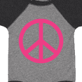 thumbnail image 4 of Inktastic Pink Peace Sign Girls Baby Bodysuit, 4 of 5