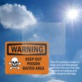 thumbnail image 6 of Keep Out Poison Baited Area OSHA WARNING Aluminum Sign 24 Inch x 18 Inch - 5 Pack, 6 of 8