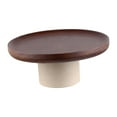 thumbnail image 3 of Soporte de exhibición redondo para cupcakes Plato de madera Pedestal de arcilla Base antideslizante para mesa de comedor , Talla L Macarena Puesto de pasteles, 3 of 8
