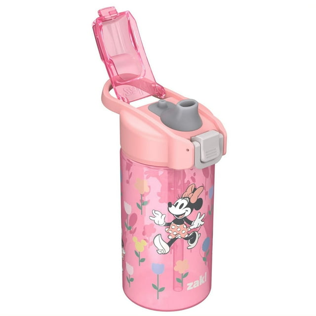 Zak Designs Minnie 16oz Jubilee Straw Bottle