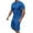 Blue, variant on VEKDONE Mens 2 Pieces Shorts Set, Men Short Outfits Casual Tracksuit Short Sleeve T Shirt and Shorts Set, 2 Pieces Workout Sets for Men