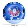 thumbnail image 2 of Esquí Inflable Con Asa De Remolque Anillo De Esquí Resistente Al Frío De Pvc Tubo De Nieve Inflable Juguetes De Nieve De Navidad Para Niños Y Adultos Yuarrent HA046117-03, 2 of 6