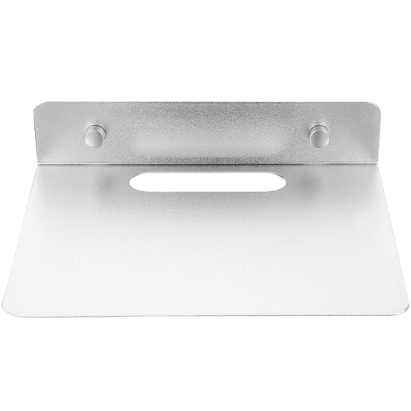 Niceauty Floating Wall Shelf for Storage Made of Aluminum Silver Color Great for Kitchen or Bathroom 6.5