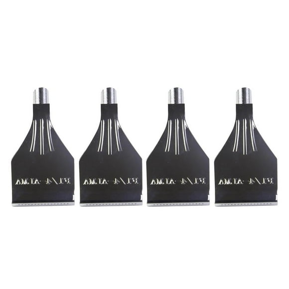 Boquilla de Ventilador Plano de Soplado Múltiple de Aluminio de 4 Piezas Soplador de Chorro de Aire 1 / 4Bsp Spray Spreader