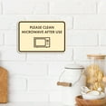thumbnail image 6 of Classic Framed Please Clean Microwave After Use Sign (Ivory/Dark Brown) - Medium, 6 of 8