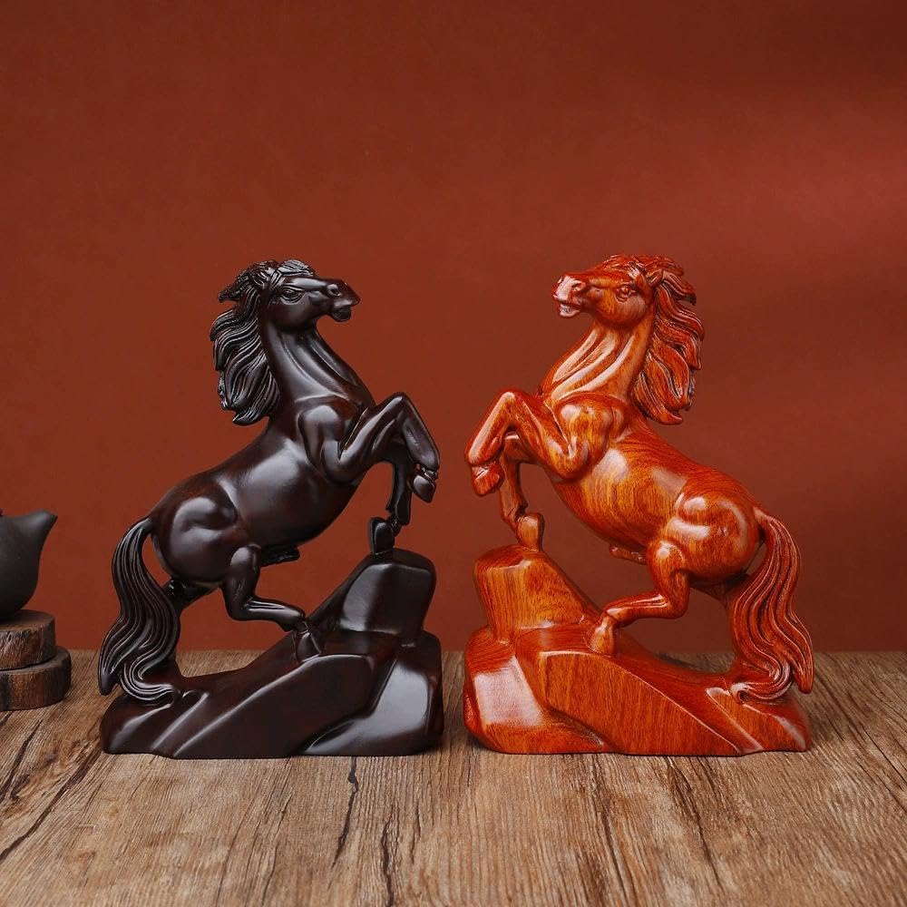 Statue de cheval en alliage : Figurine de cheval du chinois 2026