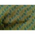 thumbnail image 4 of oneOone Cotton Cambric Fabric Leaves Block Printed Fabric 1 Yard 56 Inch Wide, 4 of 4