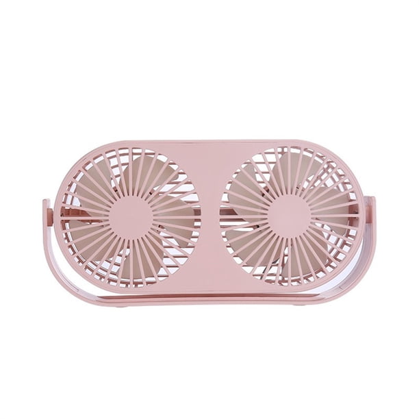 Bearachild Ventilador de escritorio Refrigerador de aire portátil para dormir en la escuela del dormitorio de verano Electrodomésticos Rosado