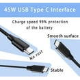 thumbnail image 3 of 45W USB C Type C Charger for HP Chromebook X360 11 12 13 14 15 Series, Spectre X360, EliteBook, Envy X2 Series , Lenovo ThinkPad/Yoga, Dell, Acer, Samsung, Google, Asus  Fast Power Adapter, 3 of 9