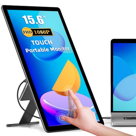 15.6" Touchscreen Portable Monitor 1080P Unify y FHD IPS LCD Display HDMI