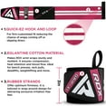 thumbnail image 4 of RDX Weight Lifting Wrist Support Wraps, Elasticated Straps for Strength Training, Powerlifting, Bodybuilding, Deadlifts, Gymnastics, Workout and Xfit Exercise, 4 of 9