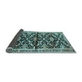 thumbnail image 2 of Ahgly Company Indoor Round Animal Light Blue Traditional Area Rugs, 5' Round, 2 of 4