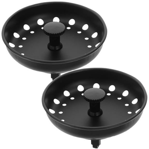 WHAMVOX 2 pcs Kitchen Sink Drain Strainer Metal Sink Drain Strainer Sink Drain Filter Stoppers