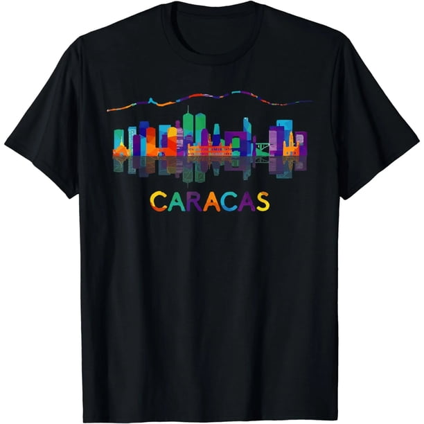 Camiseta Mujer Arepas Pan Bandera de Venezuela Caracas Ávila