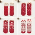thumbnail image 3 of EnJoCho Clearance Christmas Socks Warm Fashion Windproof Printing Mid Tube Socks Long Tube Cotton Adult Xmas Winter Themed Charming Socks Heated Socks Bulk Red Green Cute&Fun, 3 of 8