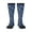 2 Black-1, variant on Party Shark Cut Print Long Socks,Novelty Design Socks Gift for Men and Women,Crew Socks,Calf Socks