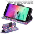 thumbnail image 4 of For TracFone/Straight Talk LG L413 Case/LG 413DL Case/Premier Pro LTE Case Pu Leather Flip Wallet Case [ID&Credit Card Slots] Phone Cases&nbsp;for LG Xpression Plus - Rainbow Flower, 4 of 6