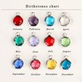 thumbnail image 2 of Colgante de cristal de colores con piedra de nacimiento de cumpleaños de diciembre, accesorios de joyería, collar, pulsera, pendientes, 2 of 6