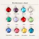 thumbnail image 5 of Colgante de cristal de colores con piedra de nacimiento de cumpleaños de diciembre, accesorios de joyería, collar, pulsera, pendientes, 5 of 6