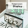 thumbnail image 6 of sruoe Alarm Clock, Digital Clocks, Clock Alarm Bedside, Clock Alarm Radio, Clock Alarm Digitalalarm, Mirror Digital Clock, Heavy Sleepers Alarm Clock, Plastic, 6 of 6