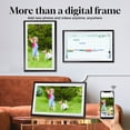 thumbnail image 5 of Changing 15.6" Smart Digital Picture Frame & Portable TV, WiFi Touchscreen Display with Google Calendar, Voice Assistant, Music Speaker, Photo & Video Sharing, Home Hub – Perfect Gift (Black & White), 5 of 14