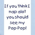 thumbnail image 2 of CafePress - Pop Pop Nap Blue Infant Bodysuit - Baby Light Bodysuit, Size Newborn - 24 Months, 2 of 4