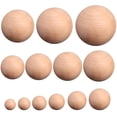 thumbnail image 2 of 20 bolas de madera de 2,5 cm de diámetro para manualidades, redondas, sin pintar., 2 of 8