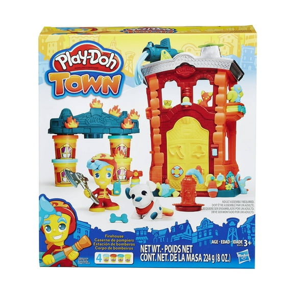 Play-Doh Town Firehouse Play Dough Set - Assorted Colors (4 cans)