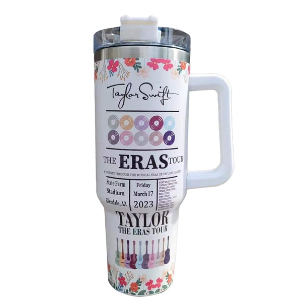 No te lo pierdas Taza Con Mango Stanley De 40Oz, Taza De Pasillo, Frío De Acero, Inoxidable De Doble 304, Taza De Hielo Grande (40oz)