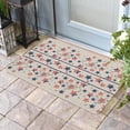 thumbnail image 2 of Non-Slip Stars Stripes Doormat Absorbent 4th of July Welcome Mat Star Eucalyptus Leaves Front Door Mat Independence Day Patriotic Floor Mat for Indoor,Entry Decoration 17x30 Inch, 2 of 6