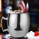 thumbnail image 4 of Vaso de vino, copa de vino de acero inoxidable, para champán, cóctel, cerveza, oficina, 4 of 5