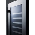 thumbnail image 4 of 18" wide built-in wine cellar with seamless stainless steel trimmed glass door, 4 of 5