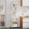 thumbnail image 3 of Multi-Layer Kitchen Rack Floor Stand Multi-Layer Household Microwave Stove Shelves Multi Scene Tool Pot Racks Kitchen Storage, 3 of 7