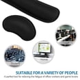 thumbnail image 2 of Wrist Rest Pad Keyboard Wrist Support Set Memory Foam Ergonomic Office Gaming and Keyboard Wrist Support, 2 of 7