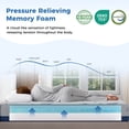 thumbnail image 5 of Arctus King Size Mattress in a Box 12" Cooling Gel Memory Foam Mattress Medium Firm, Removable Cover, 5 of 9