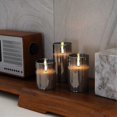 thumbnail image 3 of Flameless LED Candles with Remote Control, Glass Pillar Battery Candles with Timer for Home Decor, 3 of 5